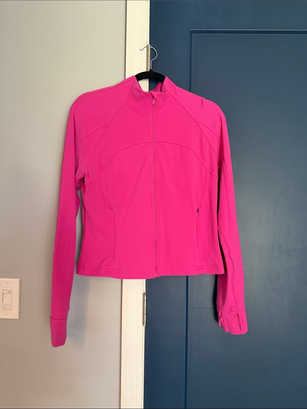 lululemon athletica Barbie Hot Pink Full-Zip Define? Jacket Cropped